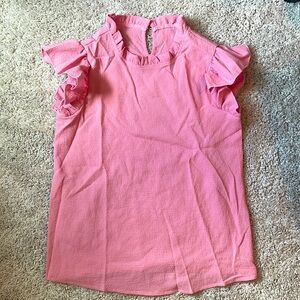 Ruffle Sleeve Blouse